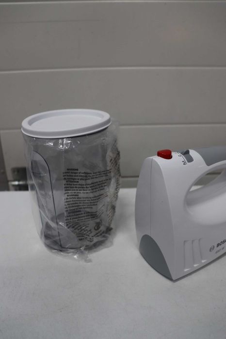 Миксер Bosch 3в1 MFQ3540, сива, бяла, 7,7 см Д x 20,1 см Ш x 14,1 см