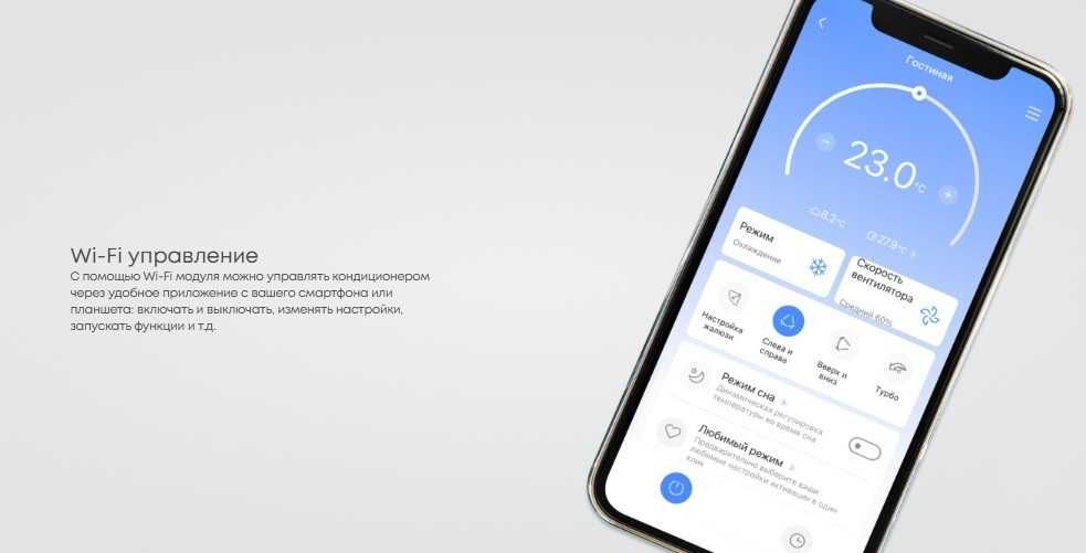 MDV Iera-18 встроеный ионизатор, противопылевой фильтр, модуль Wi-Fi