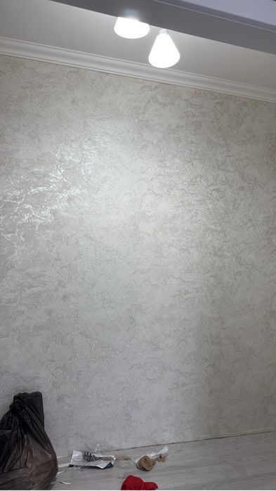 Поклейка обоев качественно