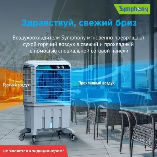 Кондиционер Напольный Воздухоохладитель symphony diet 8i