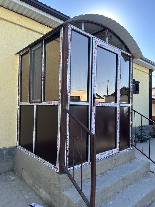 Пластиковые окна Атырау Пластик окон Балкон Витраж Терезе Алюмин окна