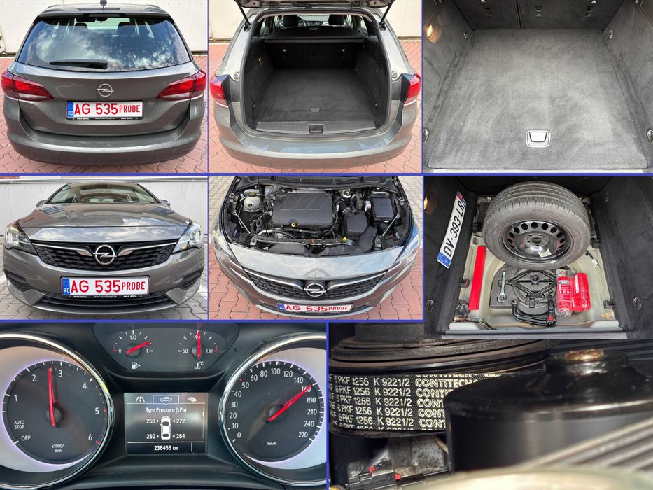 TVA deductibil! Opel Astra K FACELIFT – 01/2020, 1.5 diesel 122CP cu ISTORIC SERVICE COMPLET; navi MARE 8” cu CarPlay, LED, CIV emisă, euro6, KM REALI