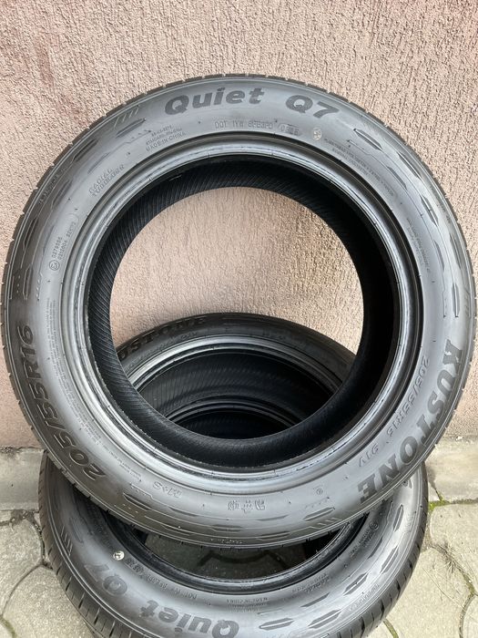 4 anvelope vara 205/55 R16, 6,5-7mm profil ramas! DOT 2025, ca nou nou