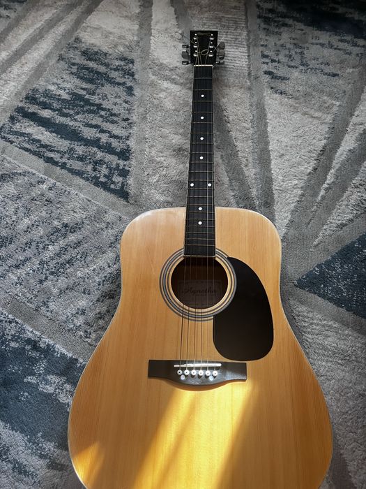 Акустическая гитара вместе с чехлом