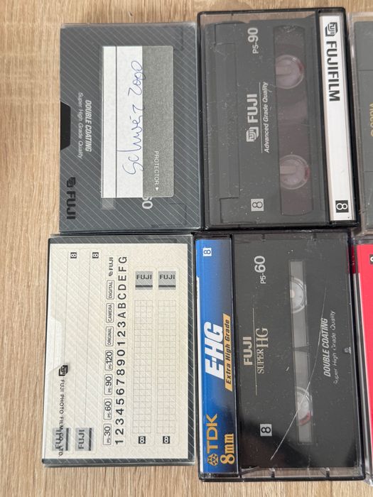 Lot 10 casete video 8 mm