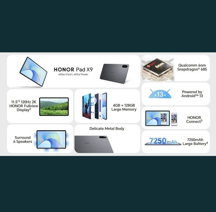 Honor Pad X9 2025 New Super Skidka+Garantiya+Dastavka