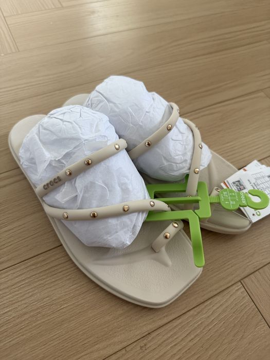 Crocs Miami Toe Loop Studded Sandal