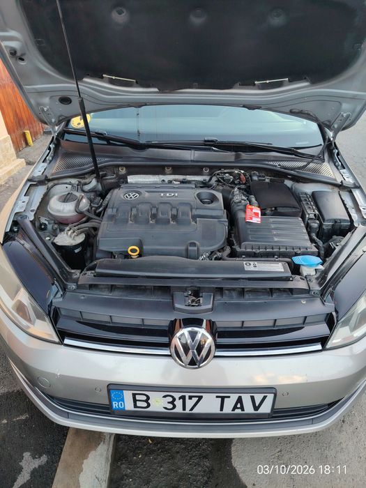 Vând golf 7 din 2016 motor 1,6 tdi 110 cp km 172600