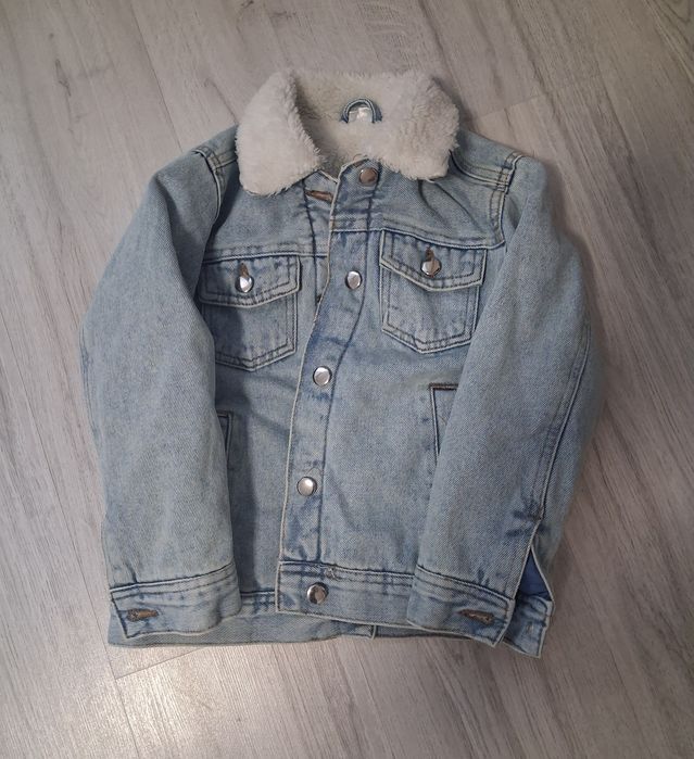 Geacă denim îmblănită 7 ani