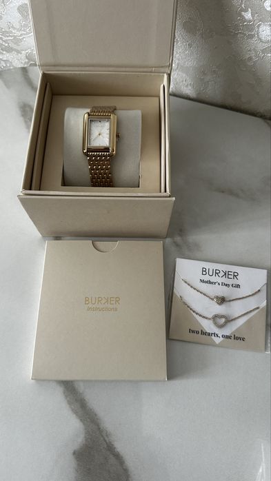 Часы burker Olivia Gold White