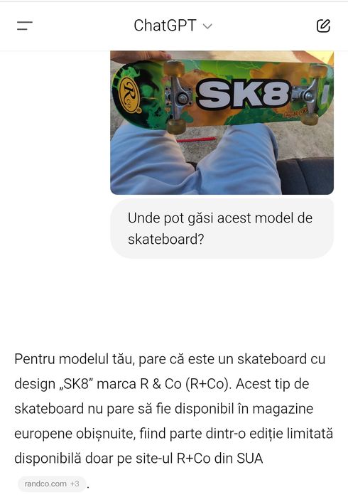 Vând skateboard ediție limitată