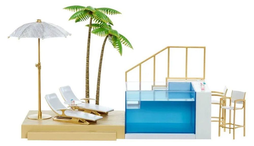 Rainbow high color changing pool