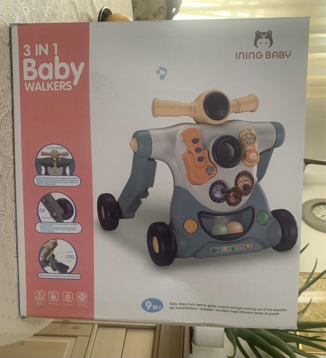 Ходунки трансформеры Baby walker (Ining baby) 6 месяцев