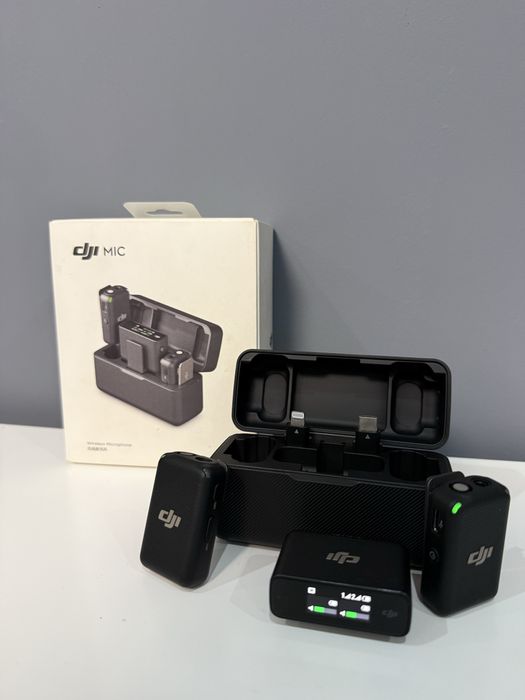 Lavaliere DJI MIC 1 2TX+1RX + Charging case