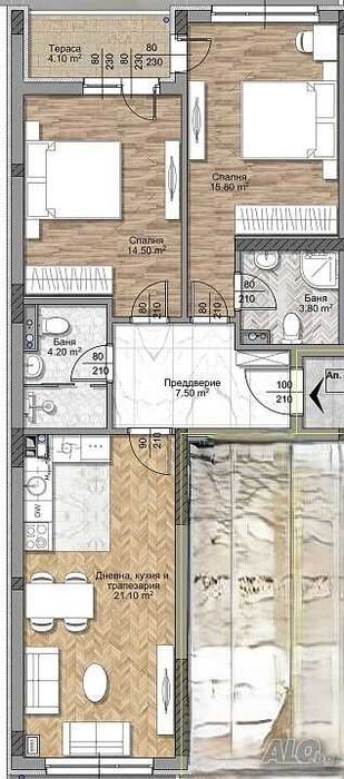 Продава се Тристаен апартамент в София, Овча купел 2 - 101 кв.м за 2012 €/кв.м - Снимка #1