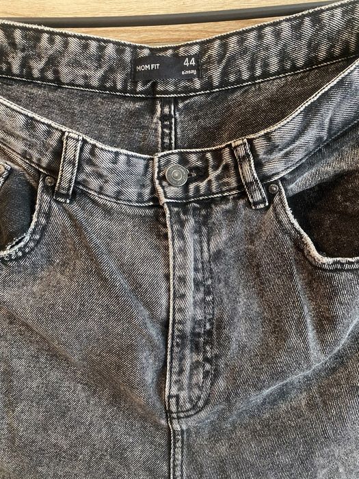 Blugi gri mom jeans 44 Sinsay