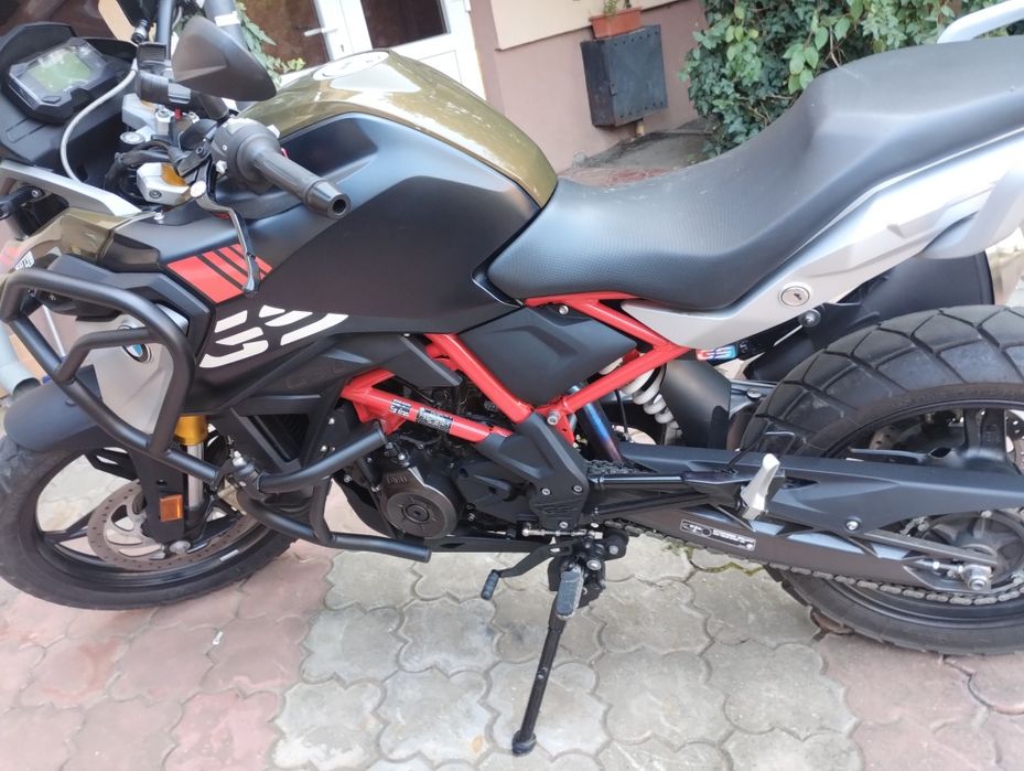 BMW 310 GS, an fabricatie 2023, garantie 2028, crash bar, parbriz.