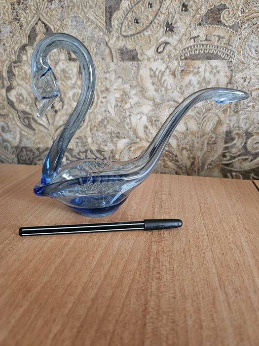 Тарелки-Лебеди стеклянные