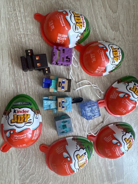 Киндер майнкрафт. Kinder joy minecraft