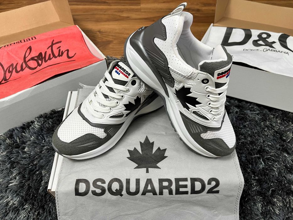 >- CEL MAI BUN PREȚ -< Sneakers - adidași - pantofi sport bărbați Dsquared2 Dash Runner D2 dsq model vara 2026