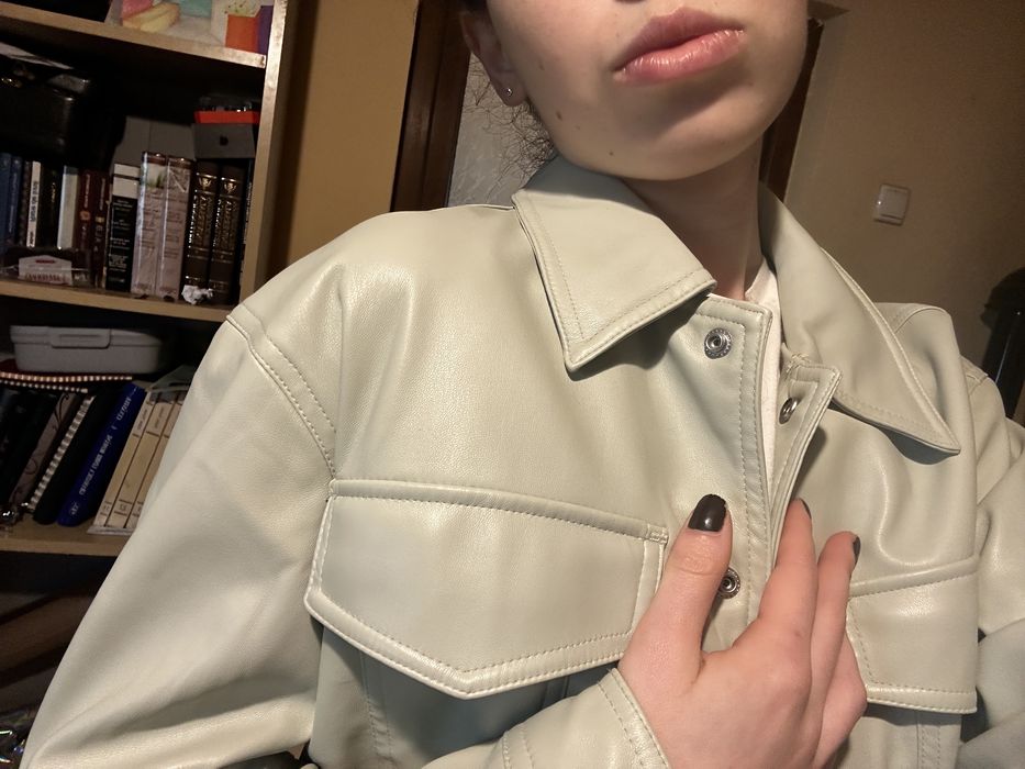 Jacheta de primavara verde menta