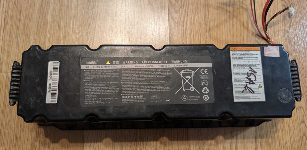 Baterie / acumulator Ninebot, NE1006-M, 15Ah, testata