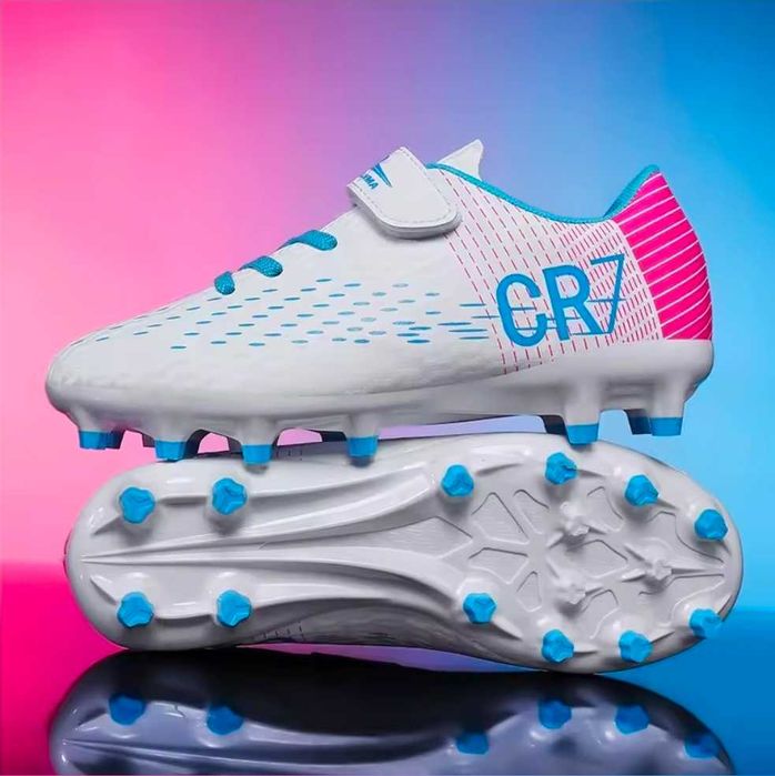 Футболни Бутони Роналдо КР7 2026г Детски Черно Синьо