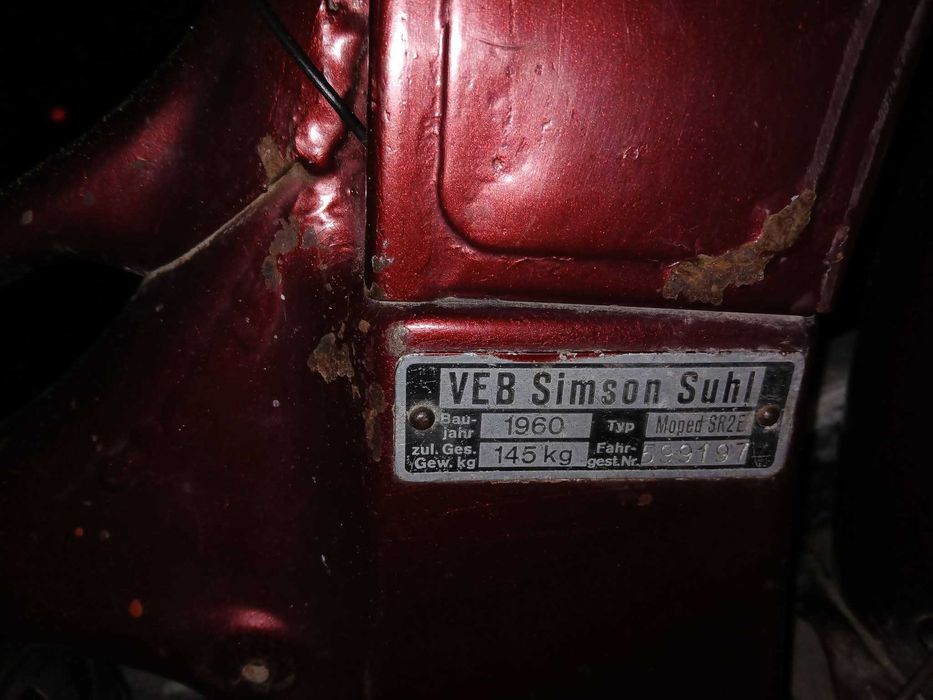 Motoreta Simson suhl