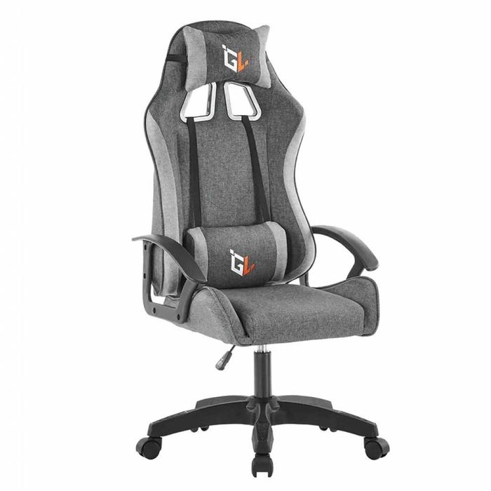 Ергономичен геймърски офис стол с лумбална и шийна опора