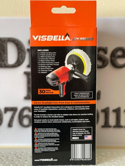 Kit restauare reparare faruri auto moto  (polish)