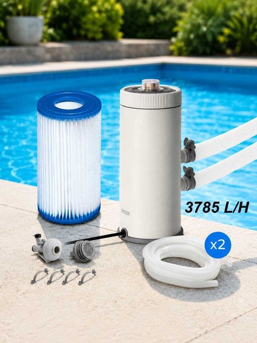 Basseynlar uchun filtr-nasos Intex, 3785 l/soat suvni tozalash