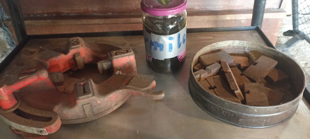 Машина за нарязване на резби струг ротенбергер rothenberger до 3" цола