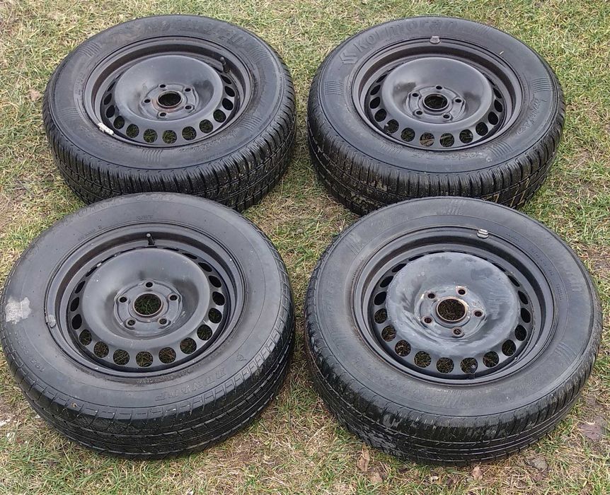 4 гуми 195/65 R15 със джанти за VW
