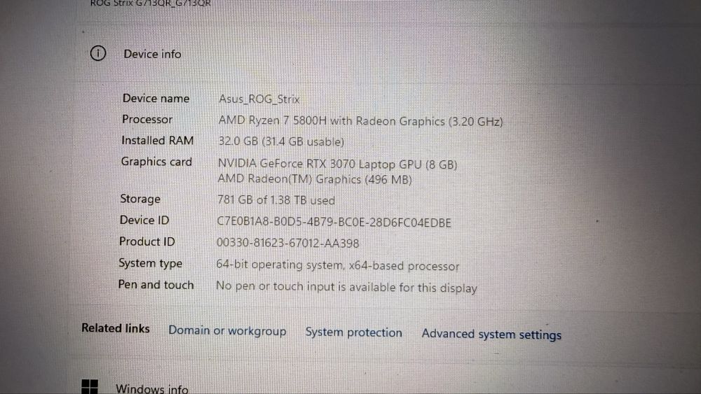 Laptop Gaming ASUS ROG Strix