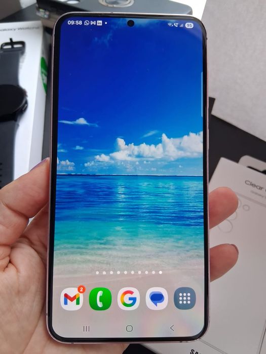 Samsung S23 plus  lavander 512GB și Galaxy Watch 6