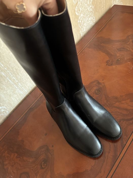 Сапоги кожанные