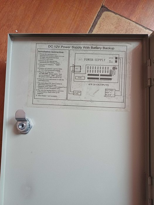 Блок питание для видеонаблюдения