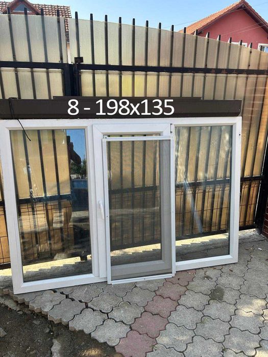 Tamplarie completa (geamuri + rulouri) din PVC termopan