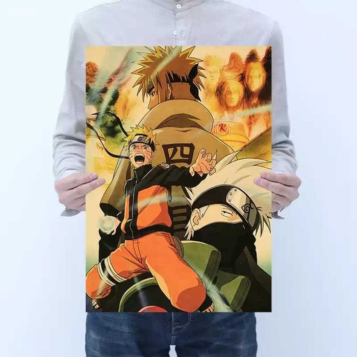 Poster naruto anime cartonat diverse modele
