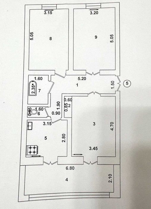 3 Xona o`rta remont / STALINKA-Baland Patalogli (3.2m) Maxtumquli k-si
