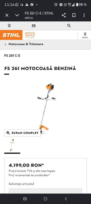 Motocoasa noua Stihl