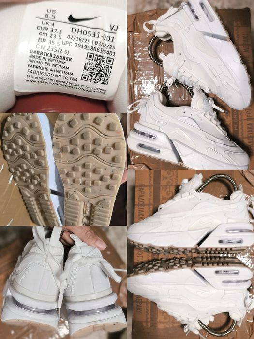 Nike Furioza 37,5н. Нови! Чисто бели