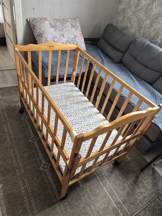 Манеж деревяный детский