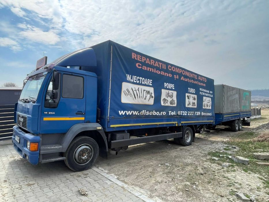 Camion MAN 14254 + remorca