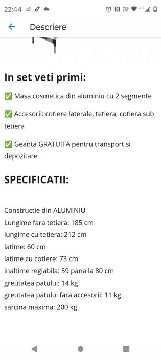 Pat cosmetică/masaj