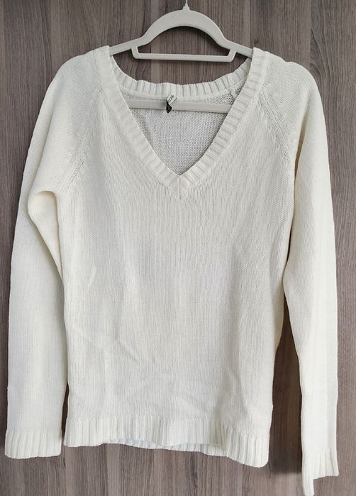 Pulover alb Terranova