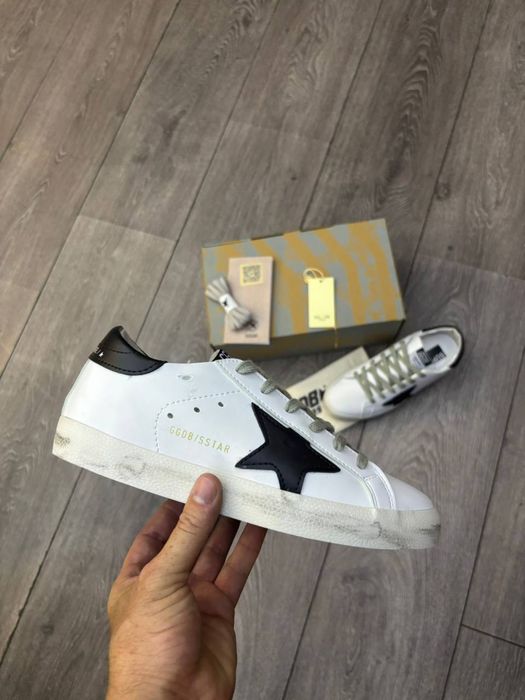 Adidasi Golden Goose Casual  Black Signiture
