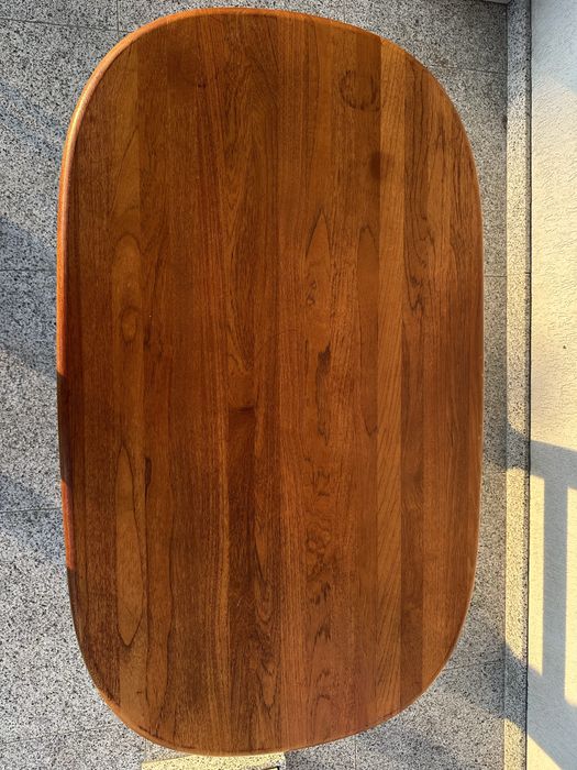 Masa Glostrup mid century lemn masiv teak tec design scandinav