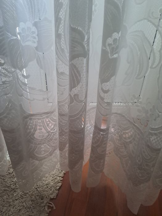 Perdea dantela alba