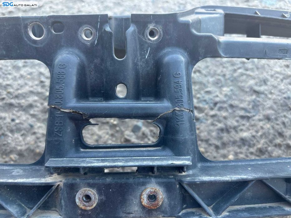 Trager Tragher Calandru Suport Radiatoare cu DEFECT Volkswagen Golf 5 Break 2004 - 2008 Cod 1K0805588G 1K0805594G [X3966]